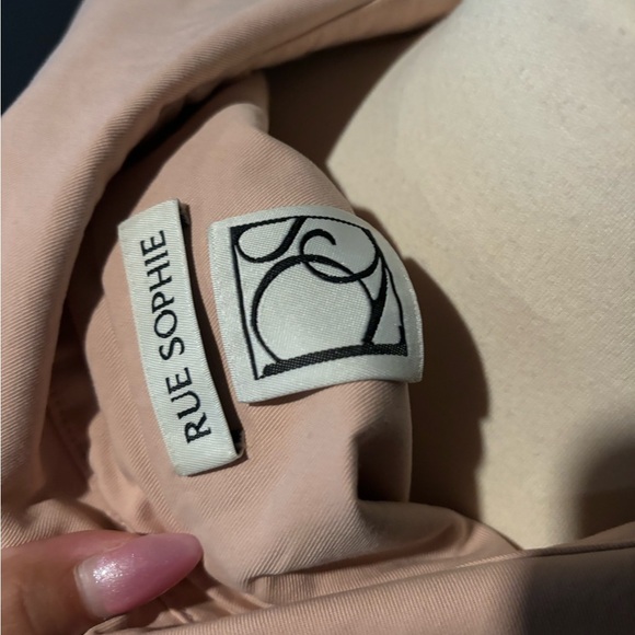 Women's Pink Double-Breasted Jacket - Picture 4 of 5